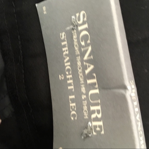 NWT ANN TAYLOR Black dress pants 2 straight leg - Picture 4 of 8